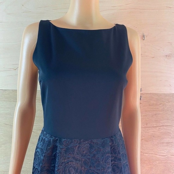 Erin Fetherston Sheath Dress Black Floral Lace - Picture 2 of 7